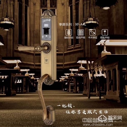 新飞纯铜锻造指纹锁 密码锁 刷卡锁