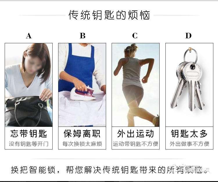 伊派尔指纹锁 人脸识别掌静脉指纹锁家用防盗门锁密码锁智能锁