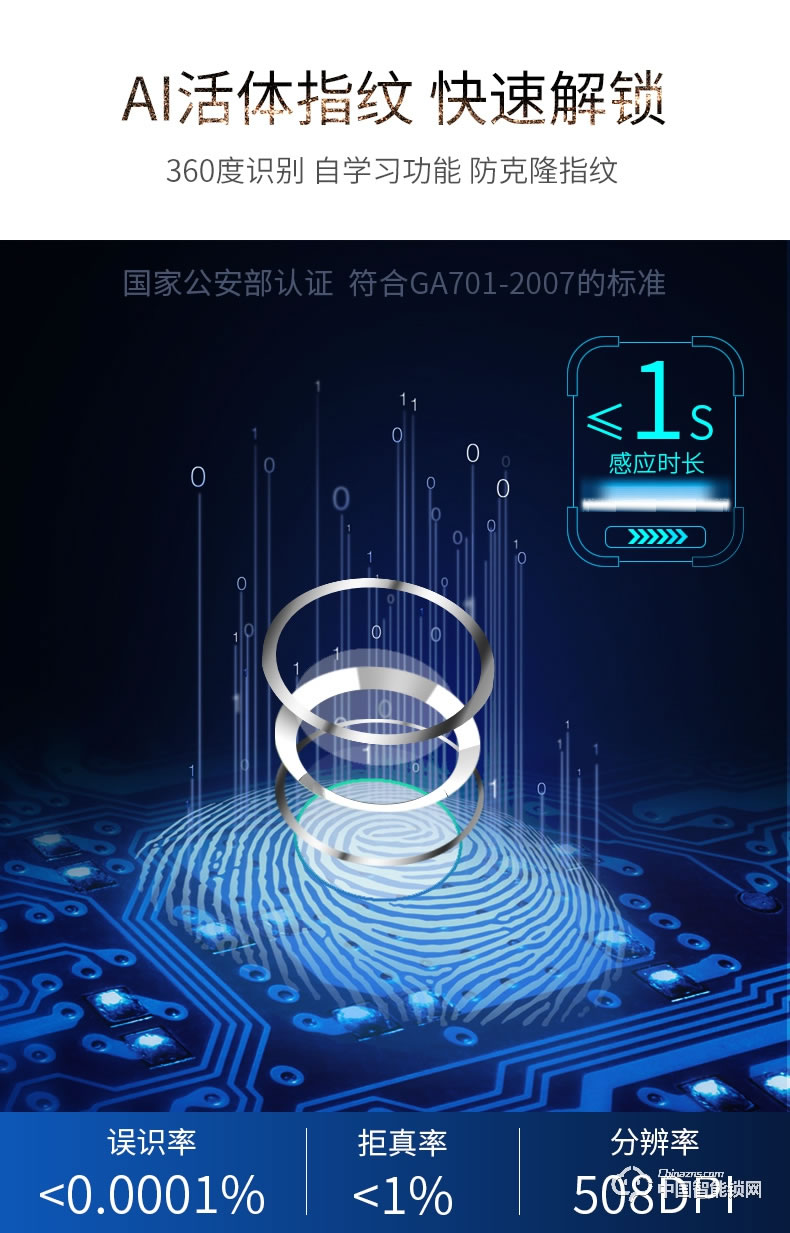 曼亚智能锁 家用防盗门密码锁门锁感应刷卡电子锁I200