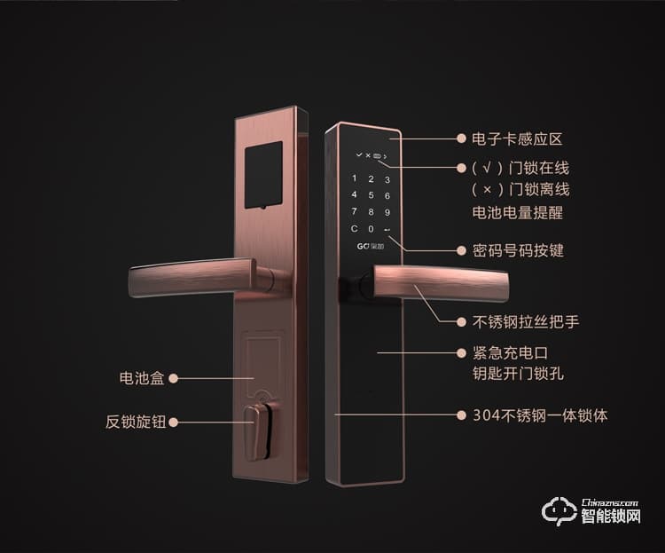 火河智能锁 互联网APP开锁智能锁