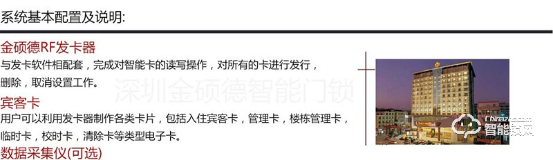 金硕德智能锁 510新型宾馆感应门锁