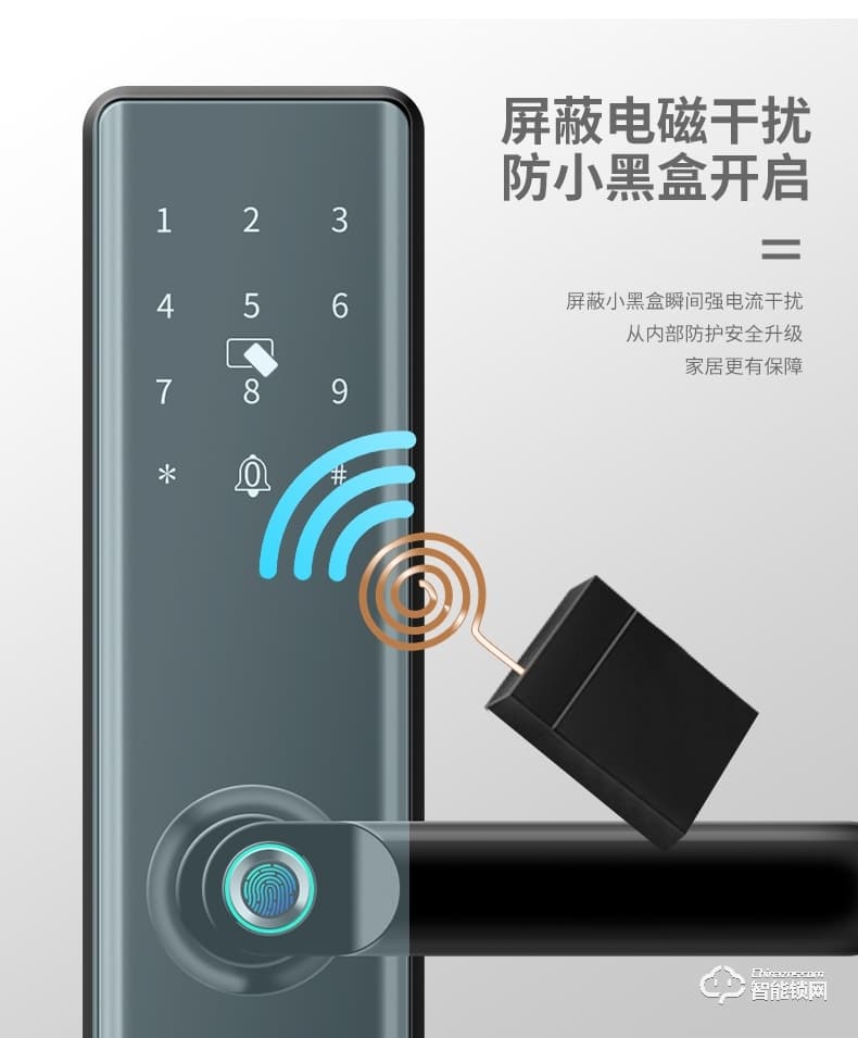 超人智能锁 L6家用防盗门密码锁大门智能锁