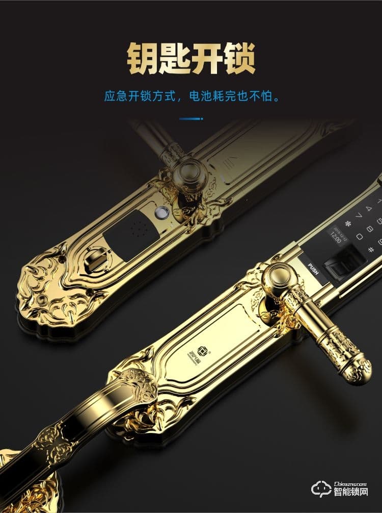 鸿兴福智能锁 D18豪华别墅智能指纹锁