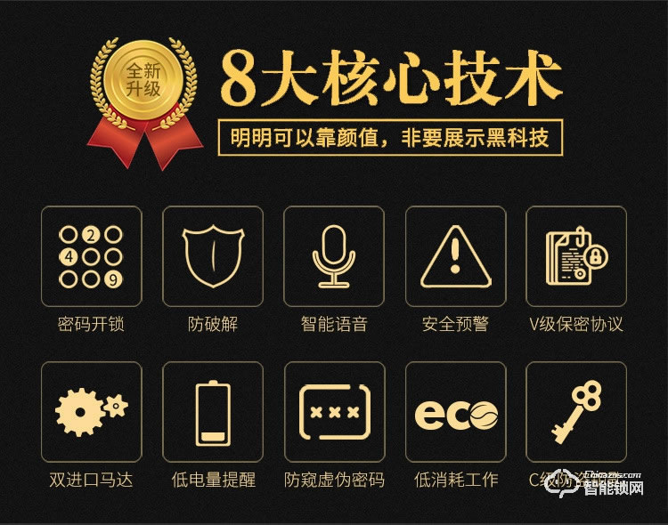 上品易联智能锁 YSH1智能指纹密码锁
