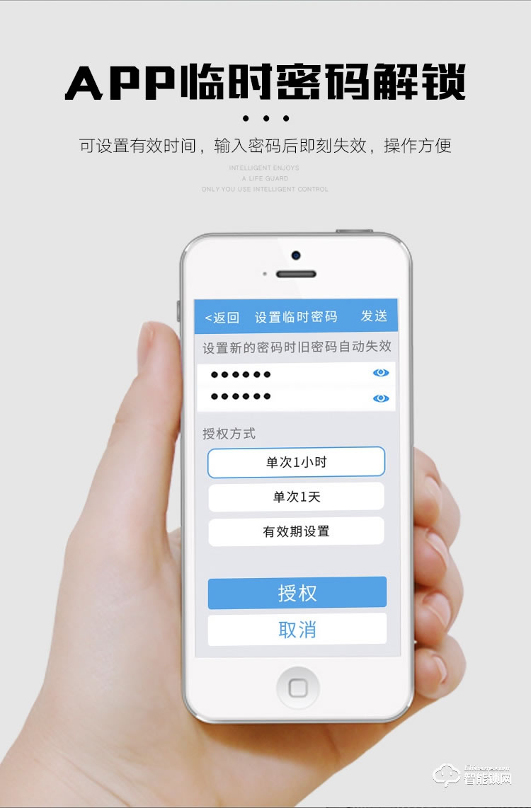 艾创米智能锁 F2全自动新款大门远程密码锁