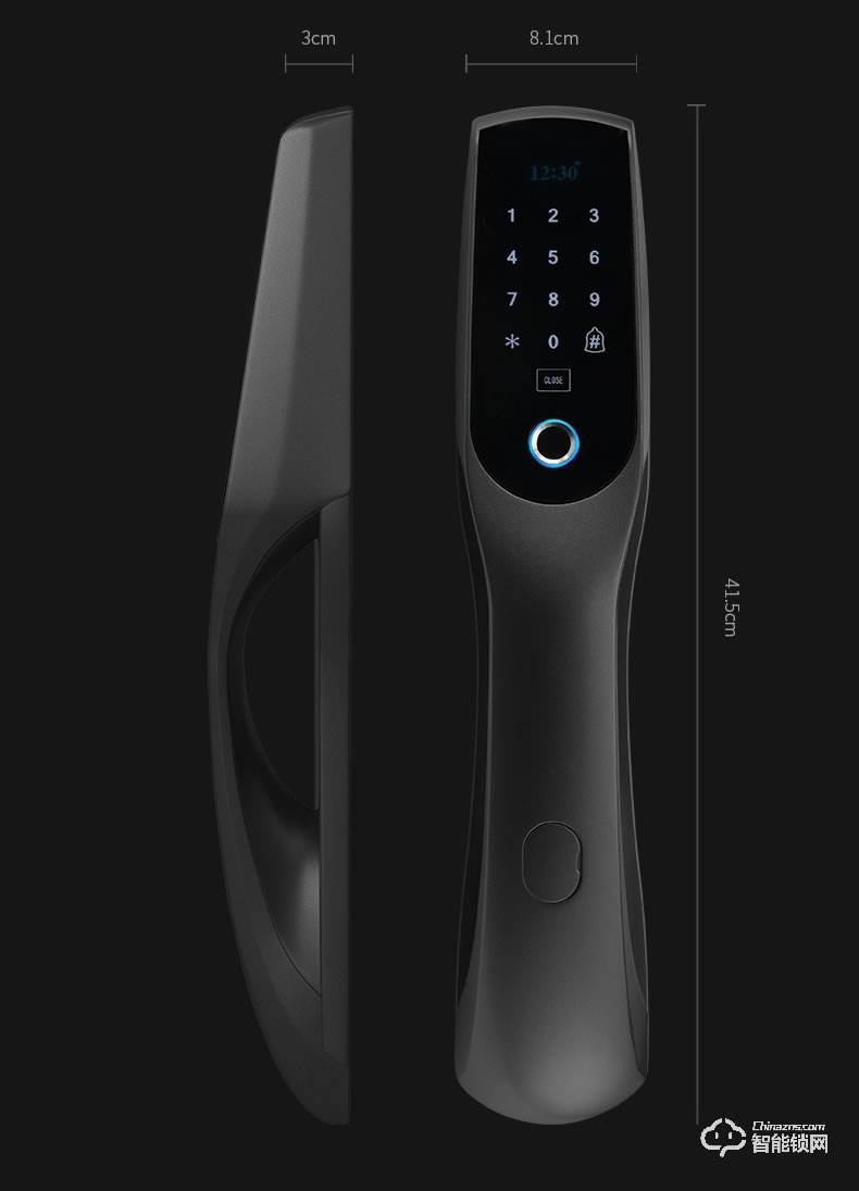 纽冠智能锁 HH907家用防盗门全自动密码锁