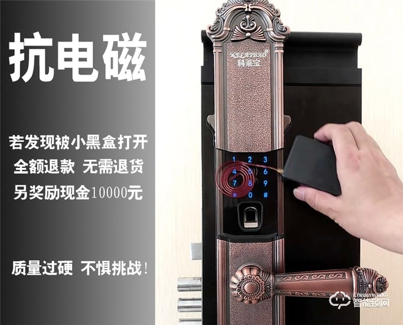 科莱宝智能锁 KLB-9002别墅双开门欧式指纹锁