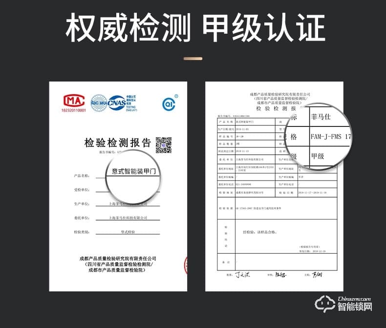 菲马仕智能门 M900A1高端智能门铸铝装甲门