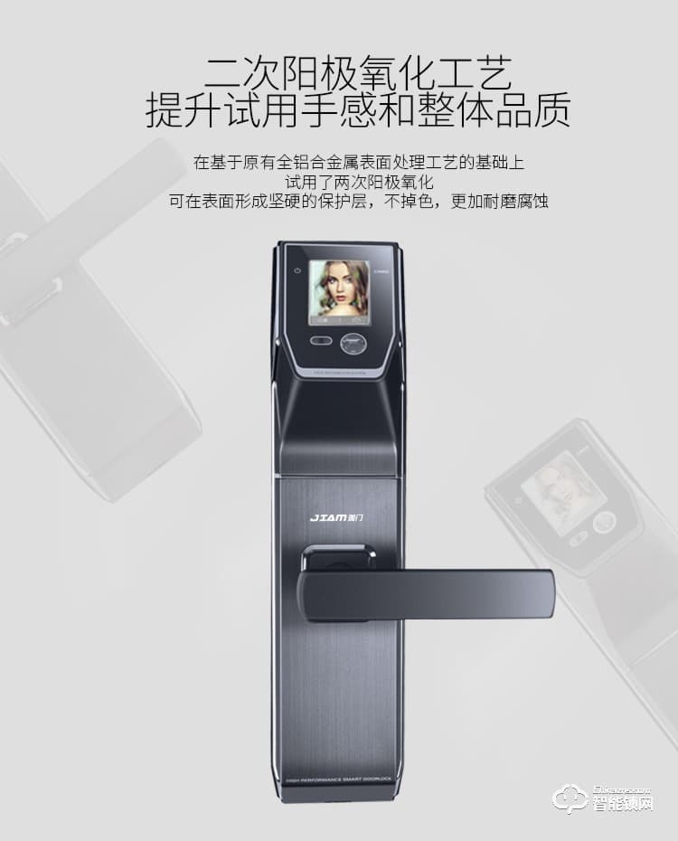 珈门智能锁 JM-A8家用防盗门刷脸智能门锁