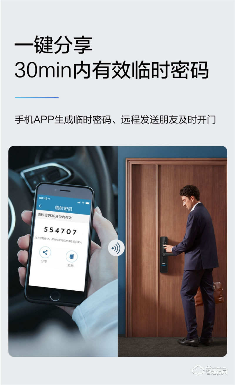 飞利浦智能锁DDL603E 指纹家用防盗门WIFI密码电子锁
