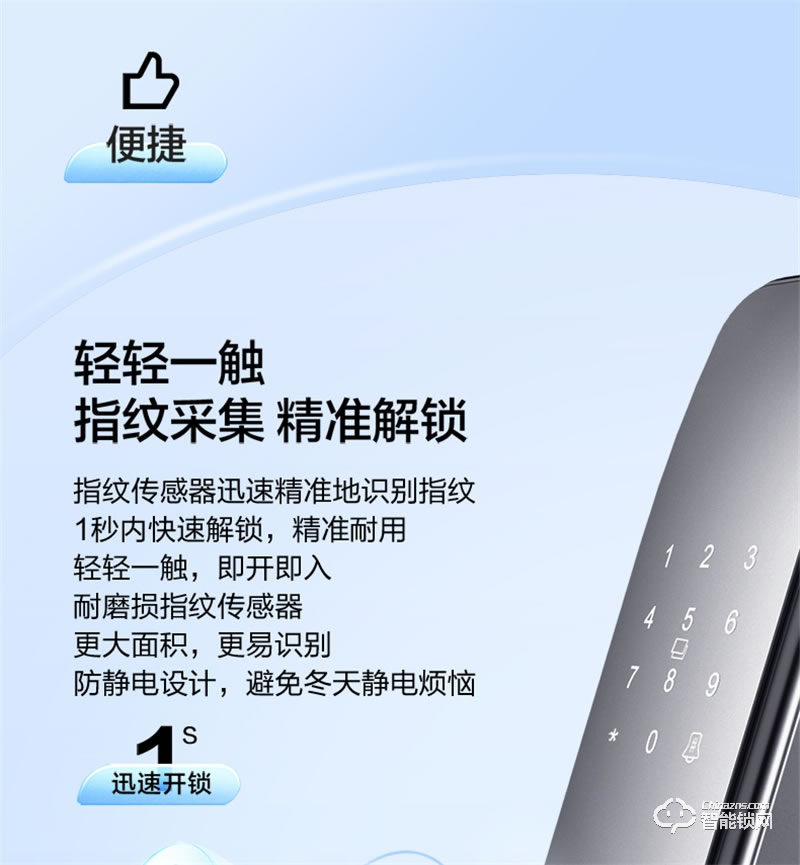 松下指纹锁家用儿童入户防盗门密码磁卡锁