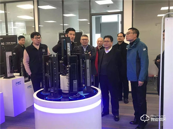 新沂市领导带队赴沪考察，招商引资欧科智能锁项目