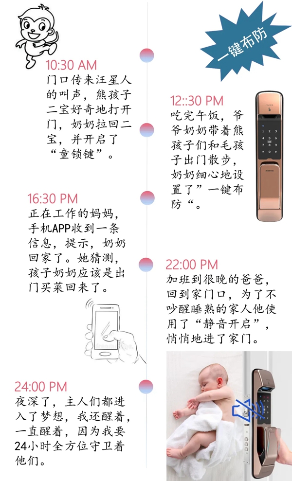 曼亚智能锁：曼亚“锁”星人的一天