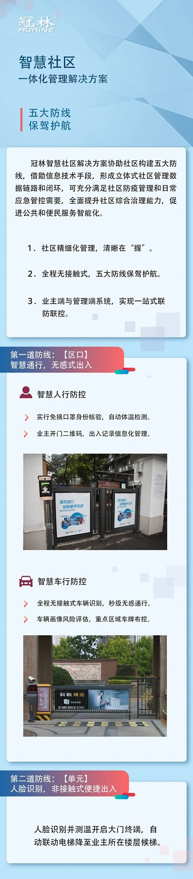 冠林智能锁智慧社区一体化管理解决方案