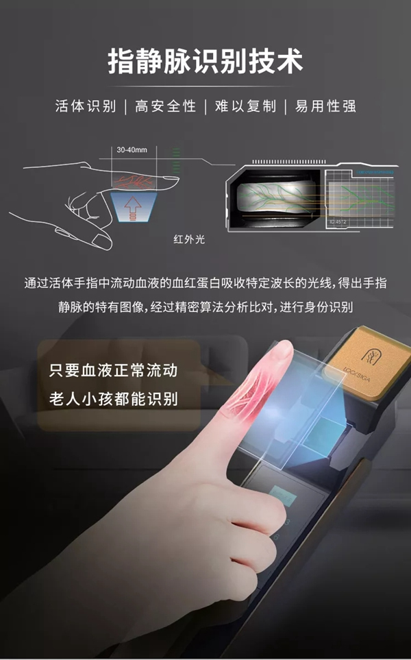 洛克思格S1Pro指静脉智能锁 懂你更懂生活