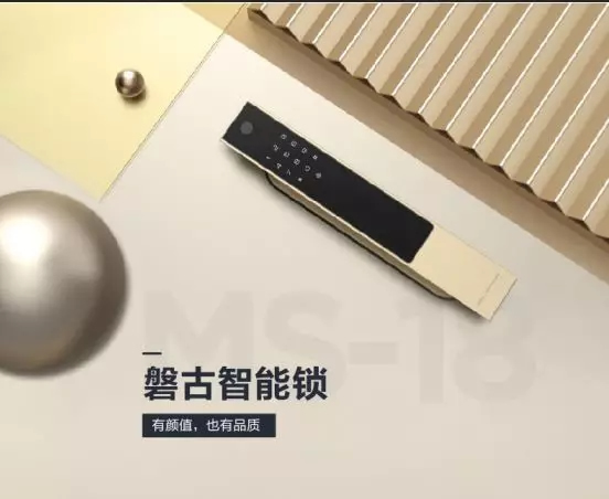 中控智能锁新品上线，全自动指纹锁MS-18（磐古）耀目登场