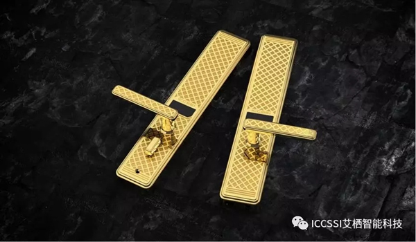 ICCSSI艾栖指纹锁“网格”设计，好看又实用